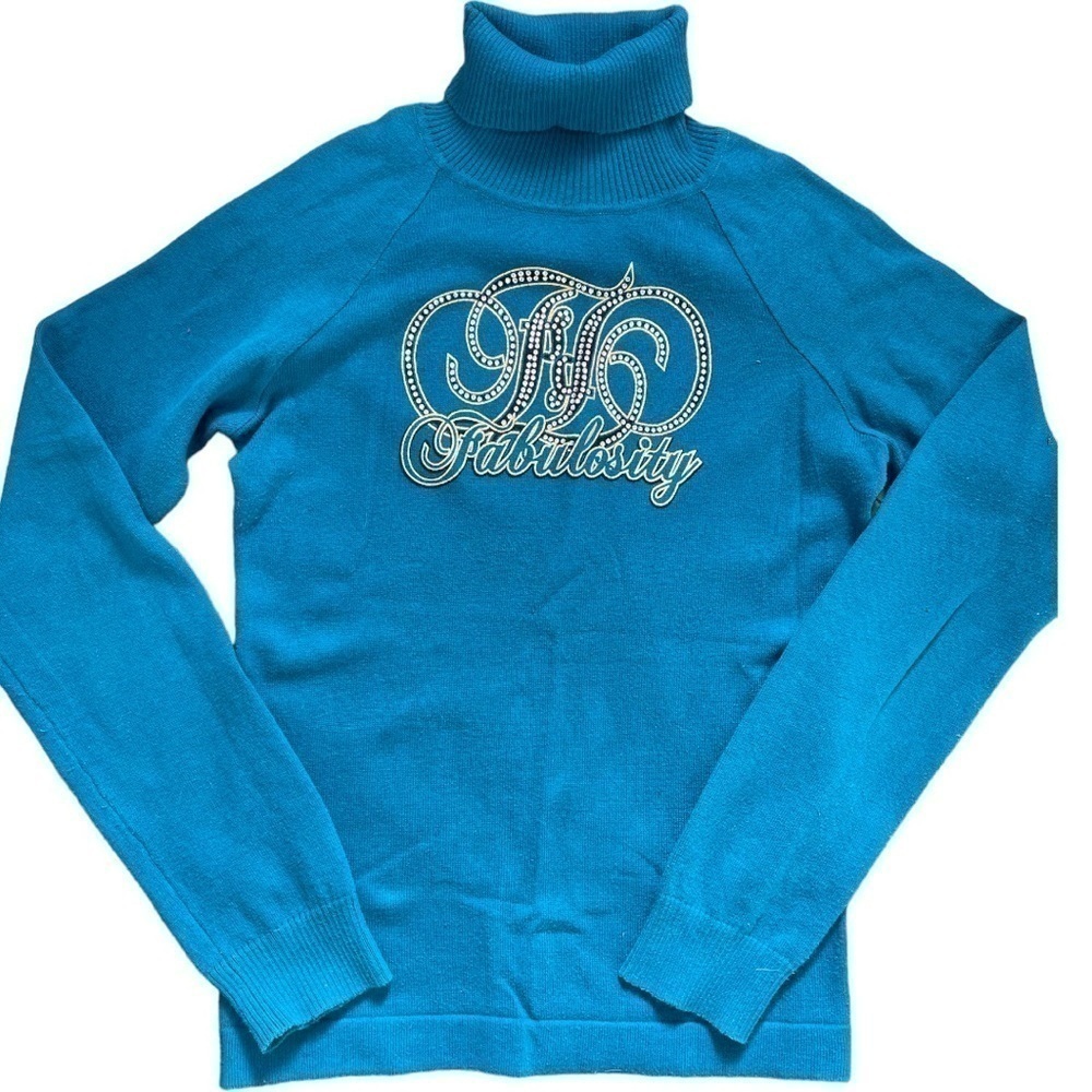 Vintage Baby Phat “Fabulosity” turtleneck sweater size M